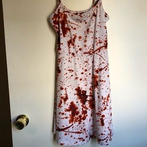 Hot topic blood spatter dress